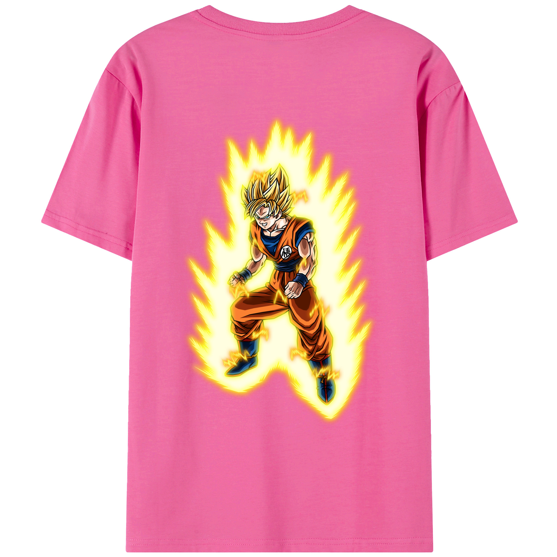 （画像用） ドラゴンボール 孫悟空（そん ごくう）Son Goku カカロット DRAGON BALL Kakarotto レディース半袖Tシャツ(バックプリント)